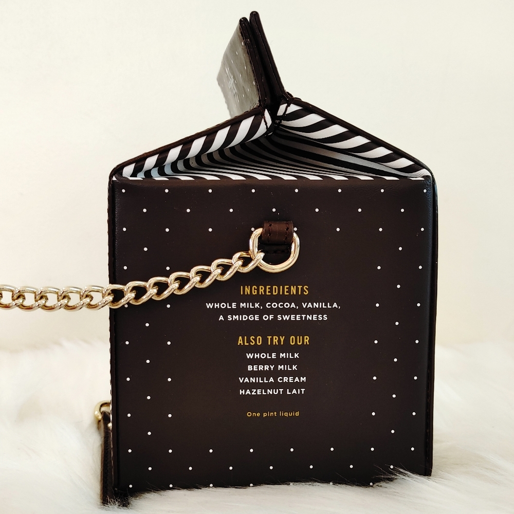Kate Spade Creme de la Creme Chocolate Milk Purse - Picture 11 of 11